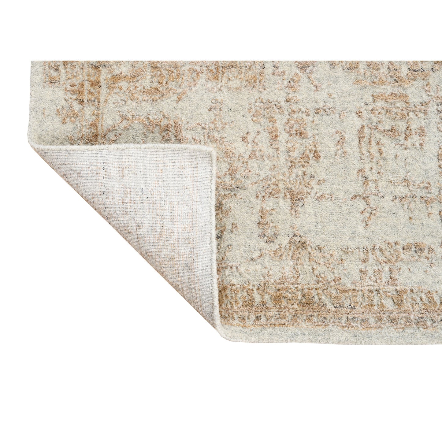 HANDLOOMED JACQUARD RC212 SILVER / GOLD