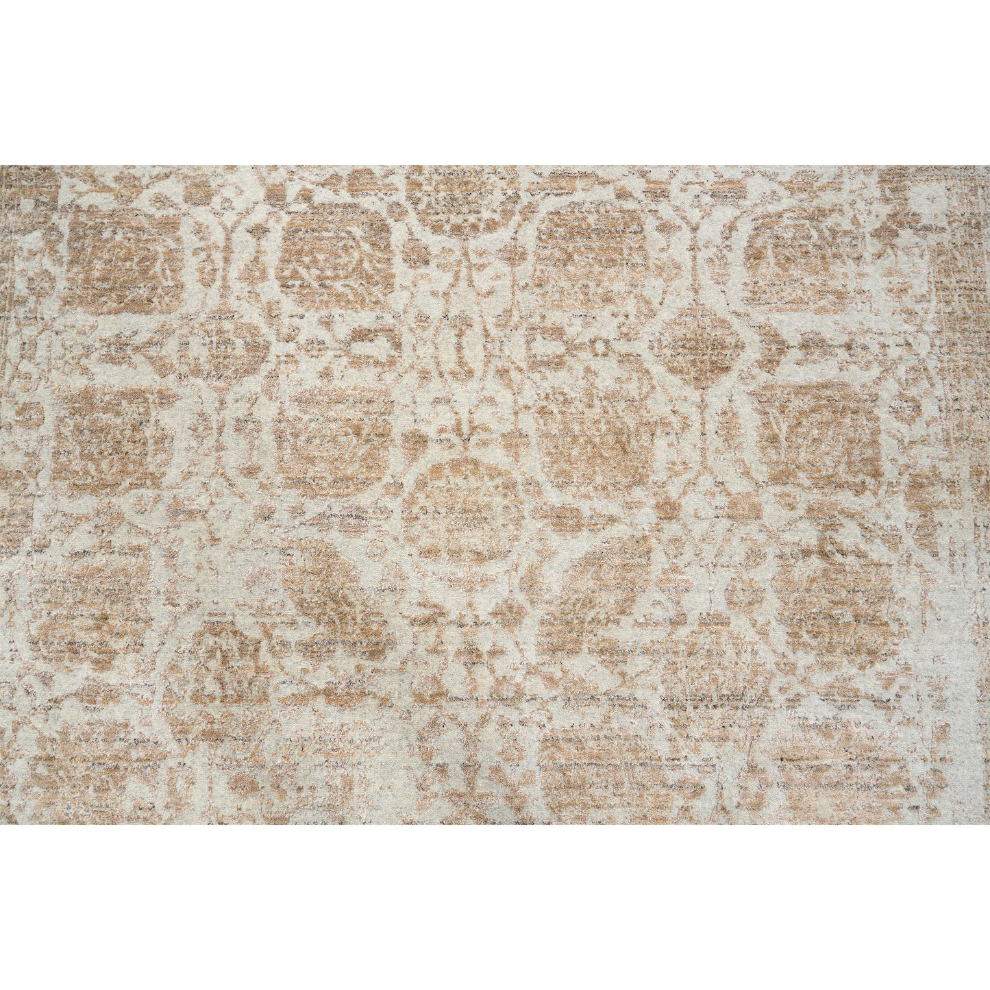 HANDLOOMED JACQUARD RC212 SILVER / GOLD