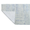 HANDLOOMED JACQUARD RC224 SILVER / LIGHT BLUE