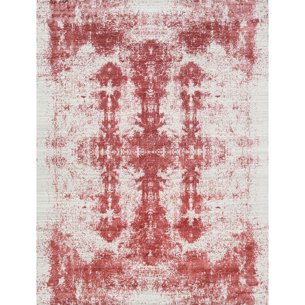 HANDLOOMED JACQUARD RC273 IVORY / RED