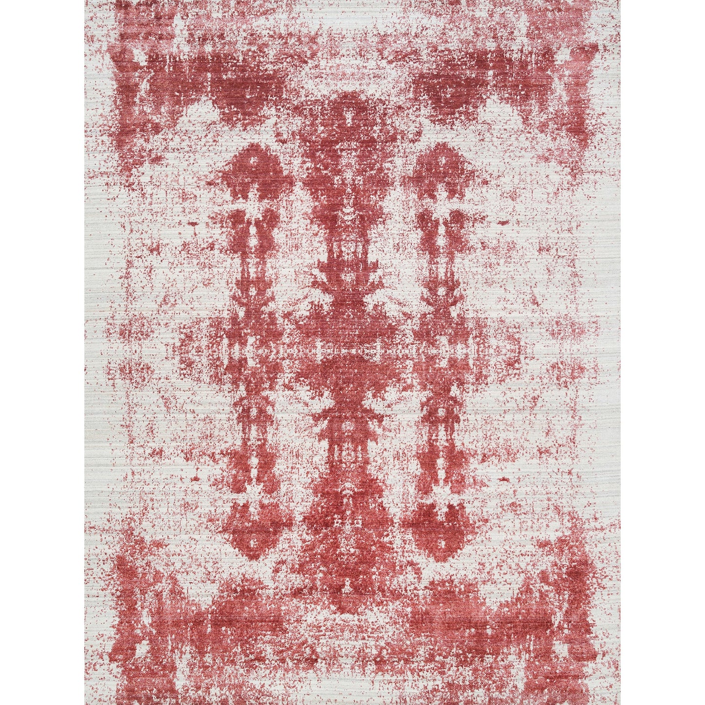 HANDLOOMED JACQUARD RC273 IVORY / RED