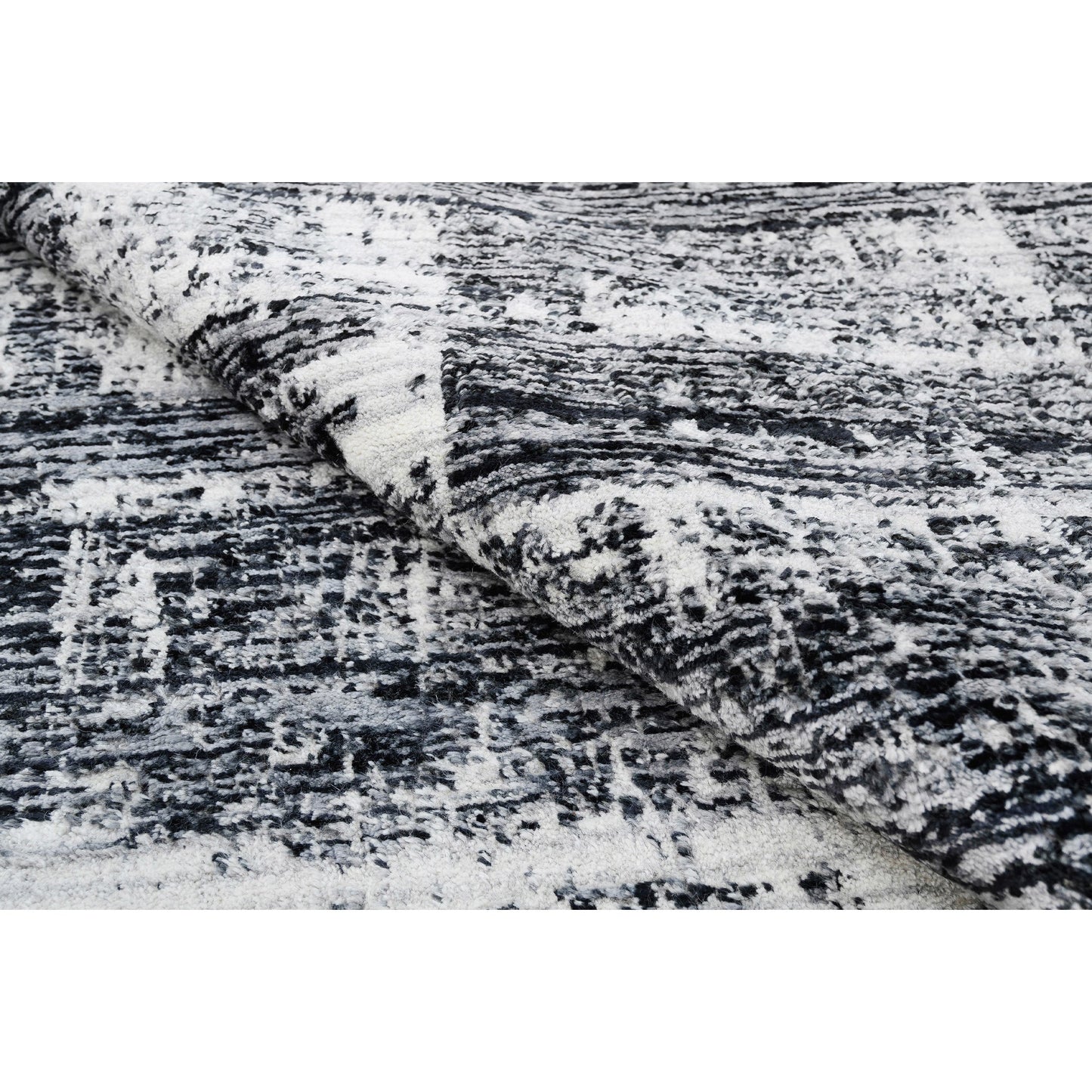 HANDLOOMED JACQUARD RC280 SILVER / GREY