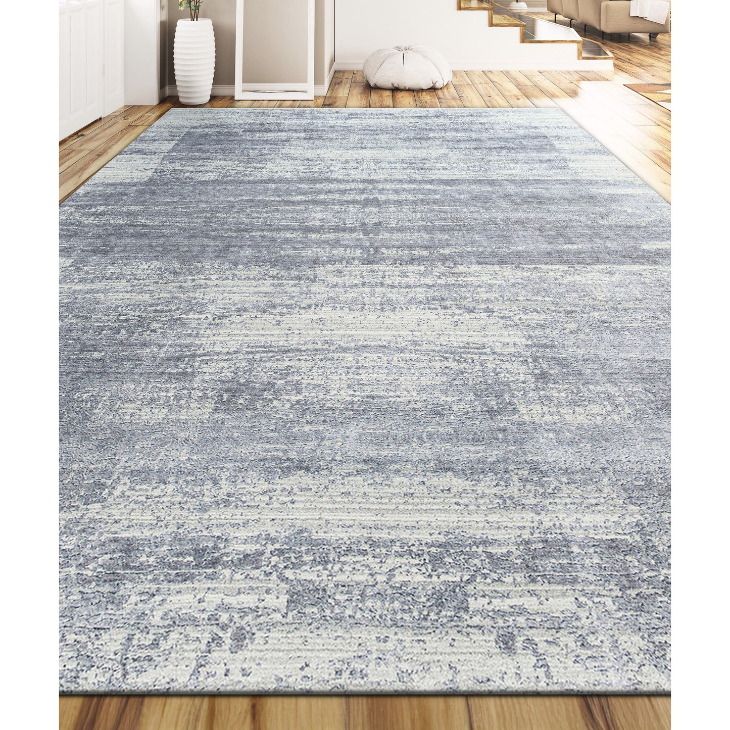 HANDLOOMED JACQUARD RC306 BEIGE / GREY