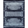 HANDLOOMED JACQUARD RC310 NAVY / SILVER