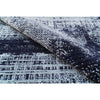 HANDLOOMED JACQUARD RC310 NAVY / SILVER
