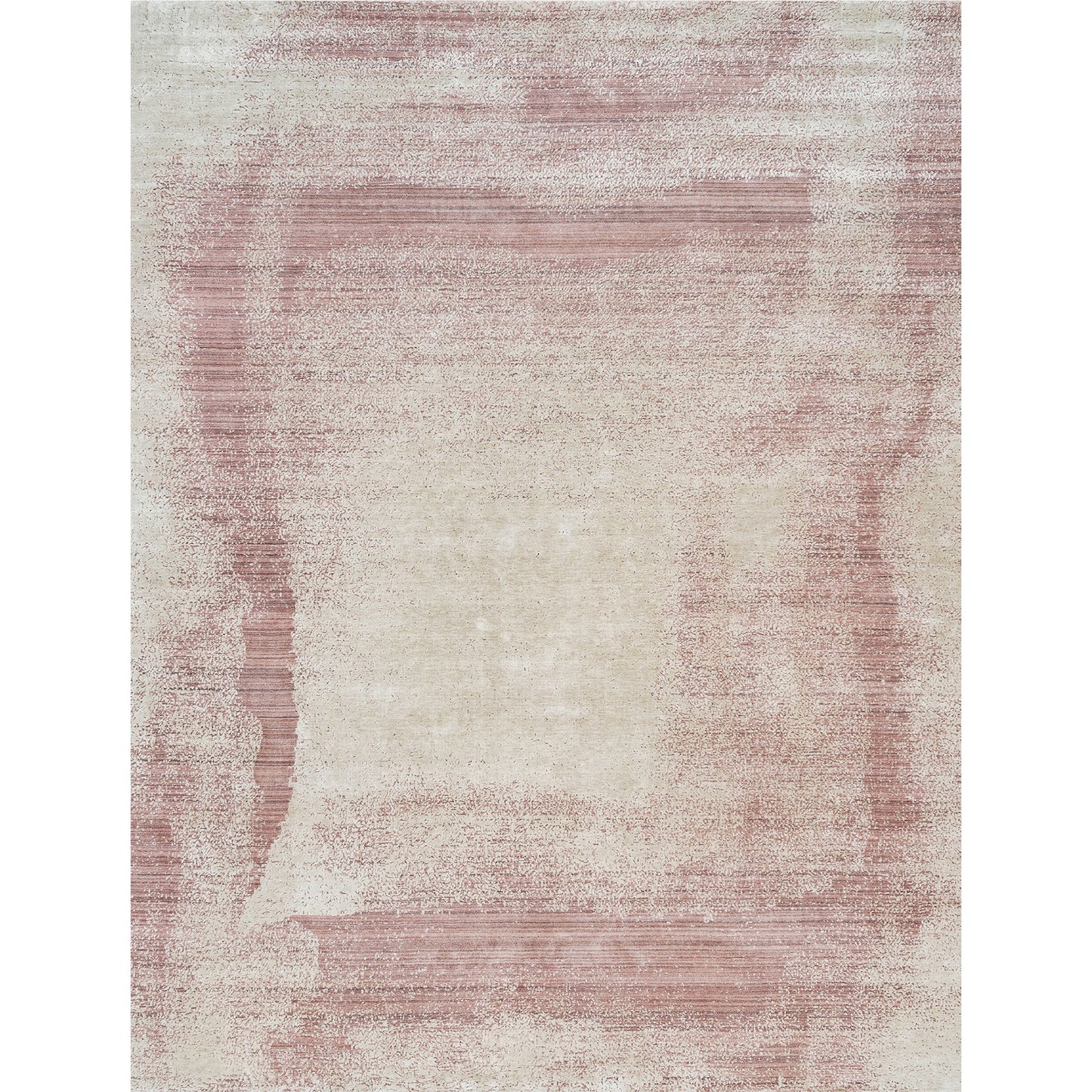 HANDLOOMED JACQUARD RC320 PINK / BEIGE