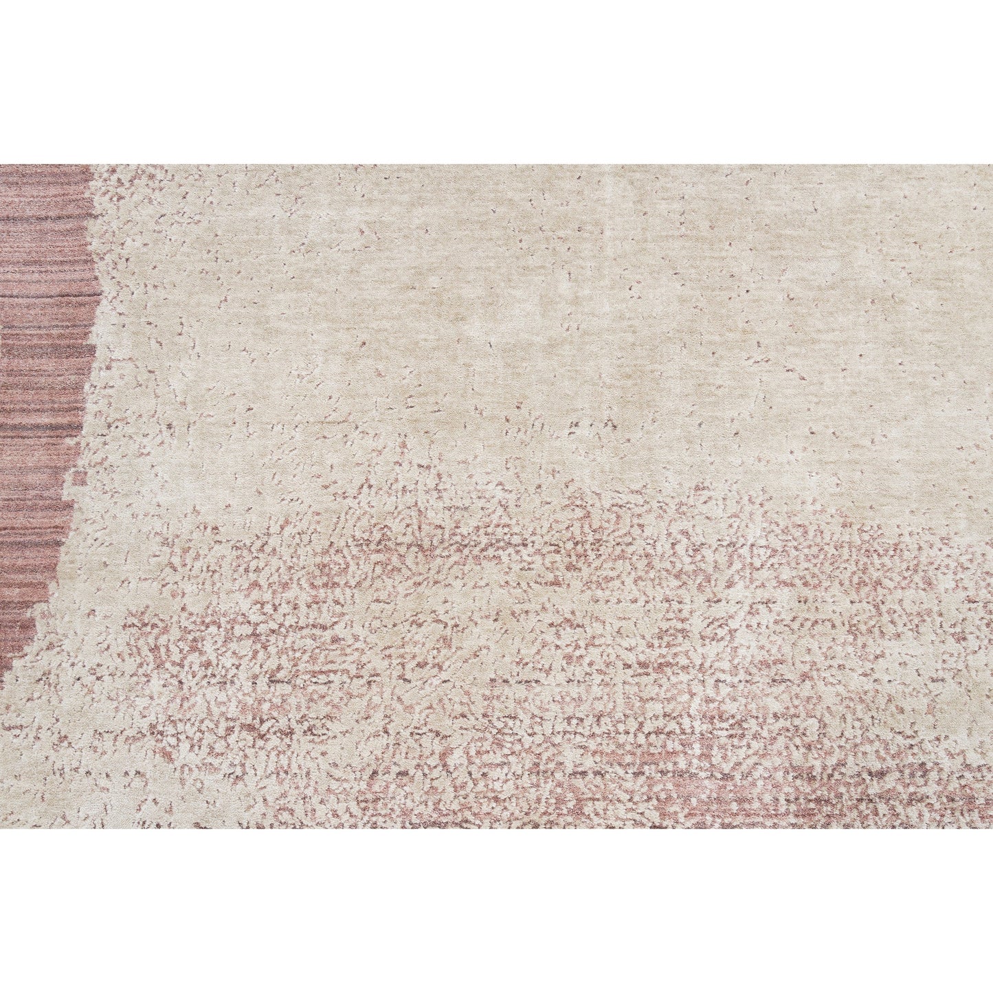 HANDLOOMED JACQUARD RC320 PINK / BEIGE