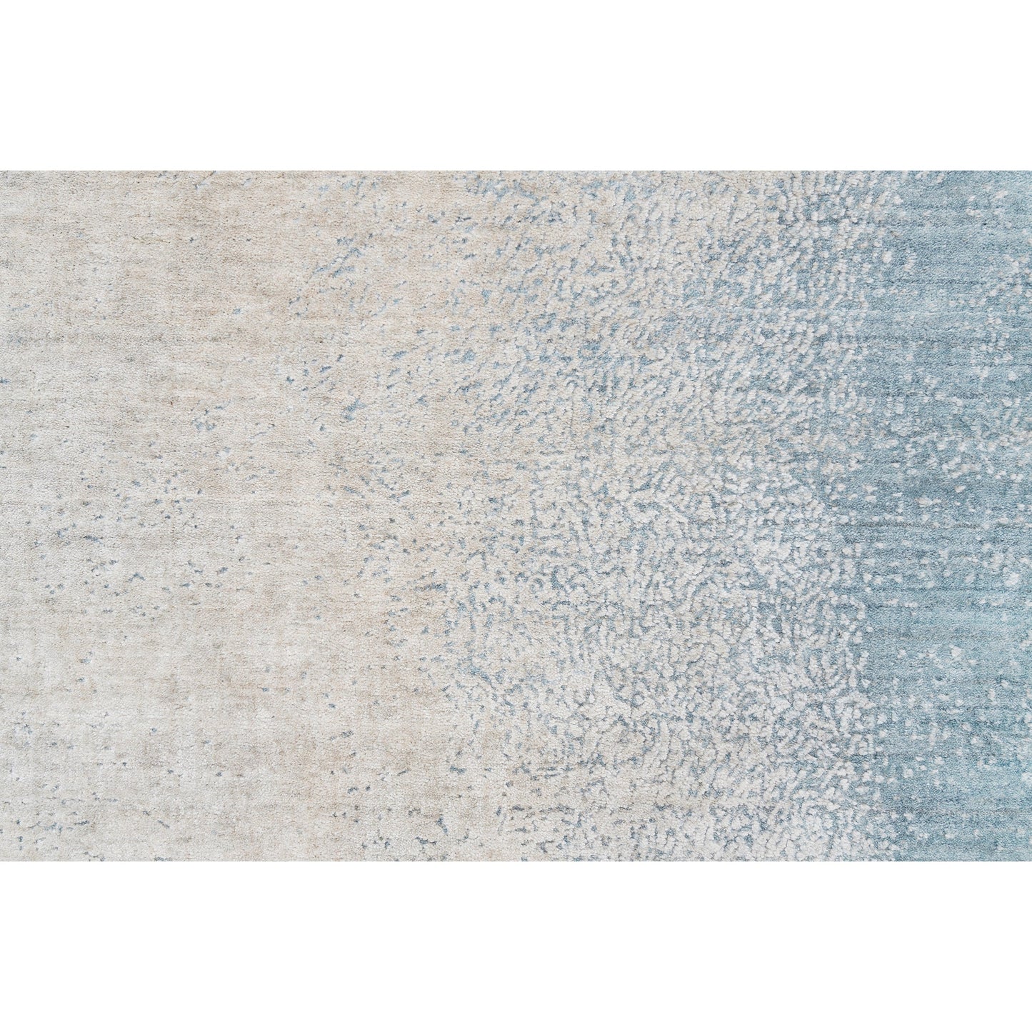 HANDLOOMED JACQUARD RC324 LIGHT BLUE / BEIGE