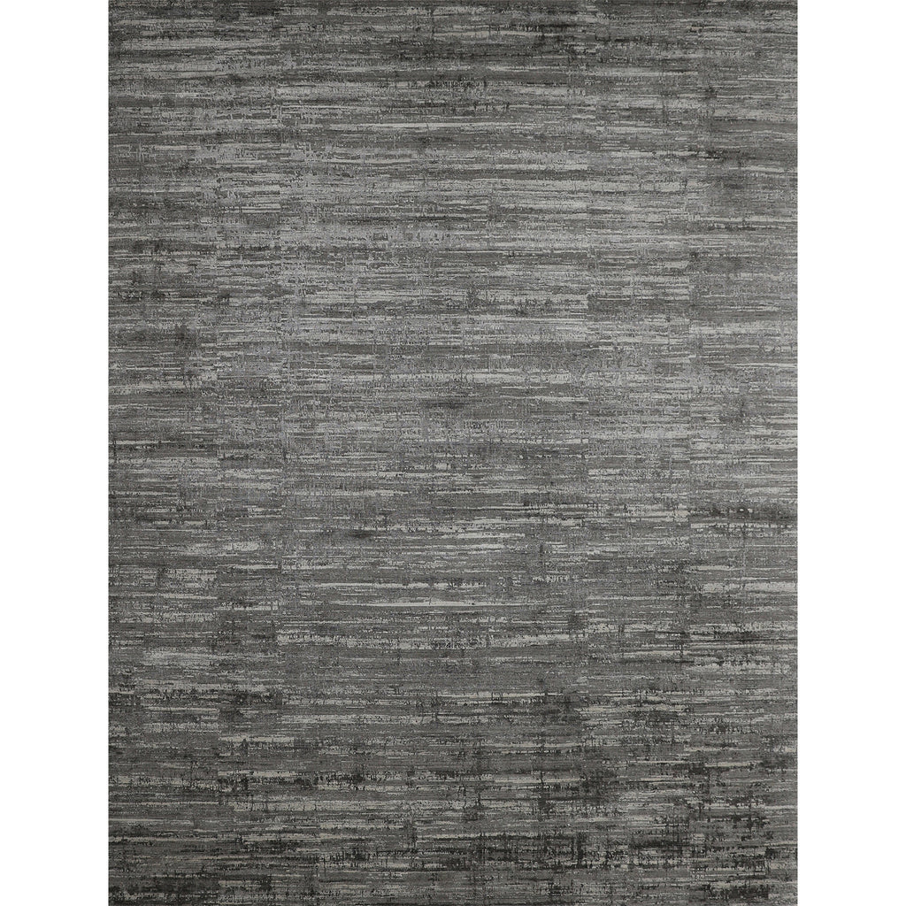 HANDLOOMED JACQUARD RK087 IVORY / CHARCOAL