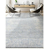 HANDLOOMED JACQUARD RK121 BLUE / WHITE