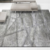 HANDLOOMED JACQUARD RK134 IVORY / CHARCOAL