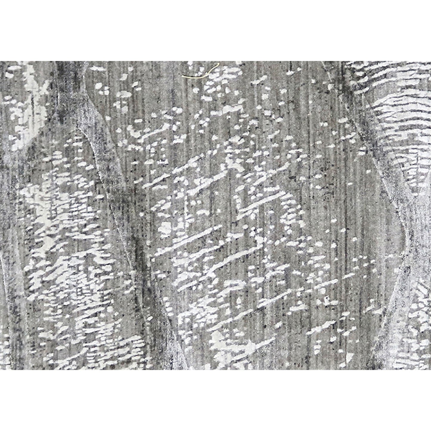 HANDLOOMED JACQUARD RK134 IVORY / CHARCOAL