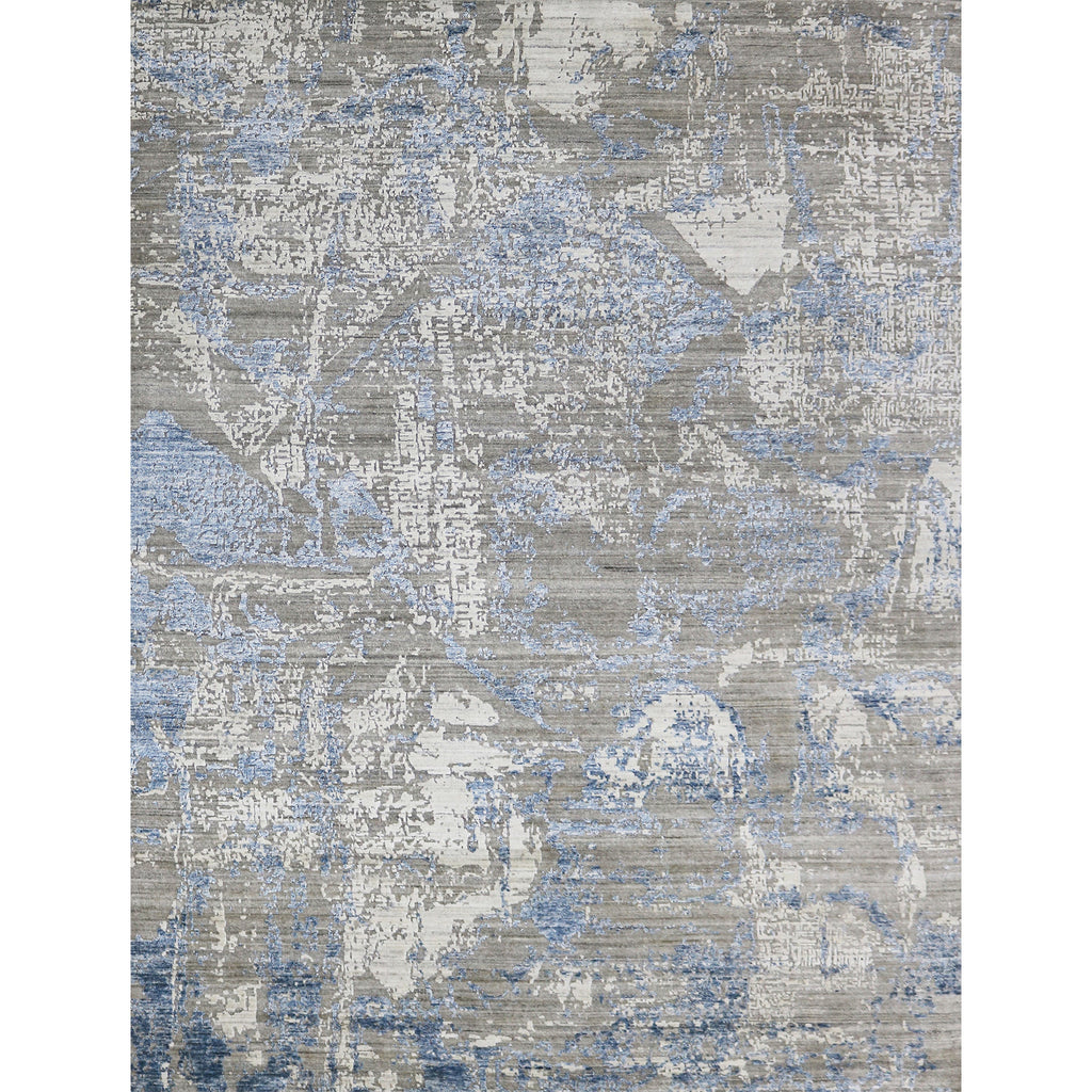 HANDLOOMED JACQUARD RK197 GREY / BLUE