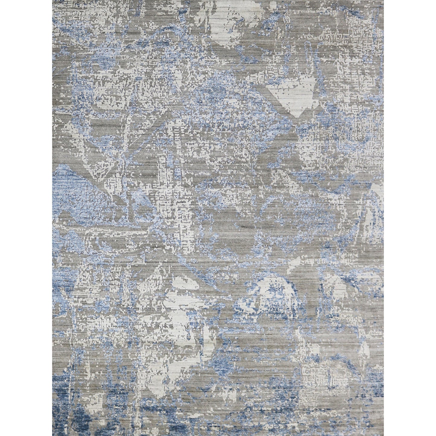 HANDLOOMED JACQUARD RK197 GREY / BLUE