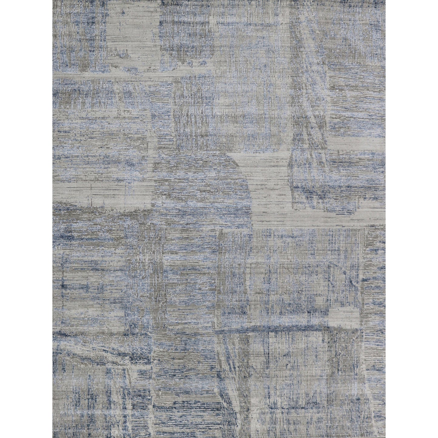 HANDLOOMED JACQUARD RK198 GREY / BLUE