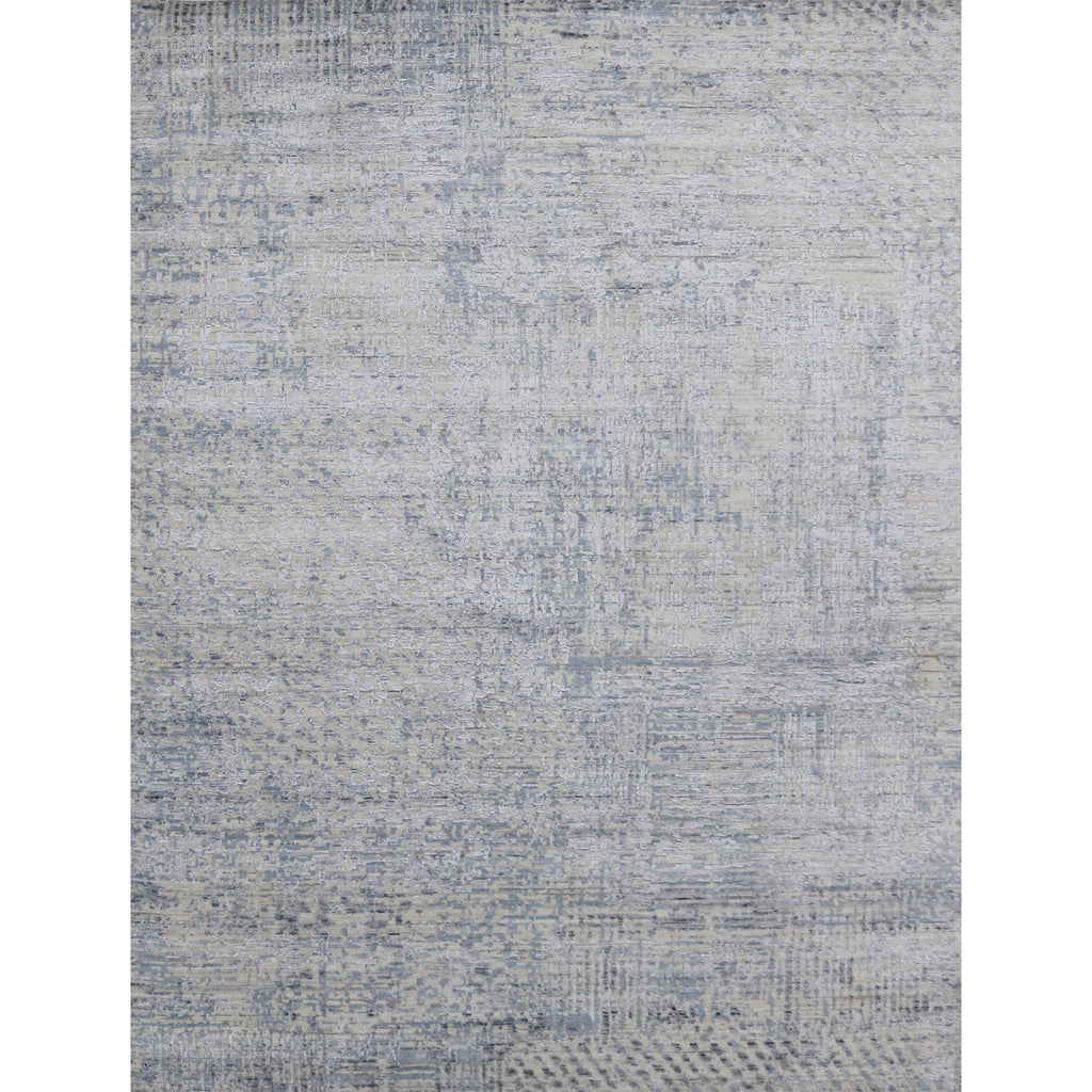 HANDLOOMED JACQUARD RK203 SILVER / BLUE