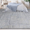 HANDLOOMED JACQUARD RK203 SILVER / BLUE