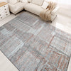 HANDLOOMED JACQUARD RK208 COPPER / GREY