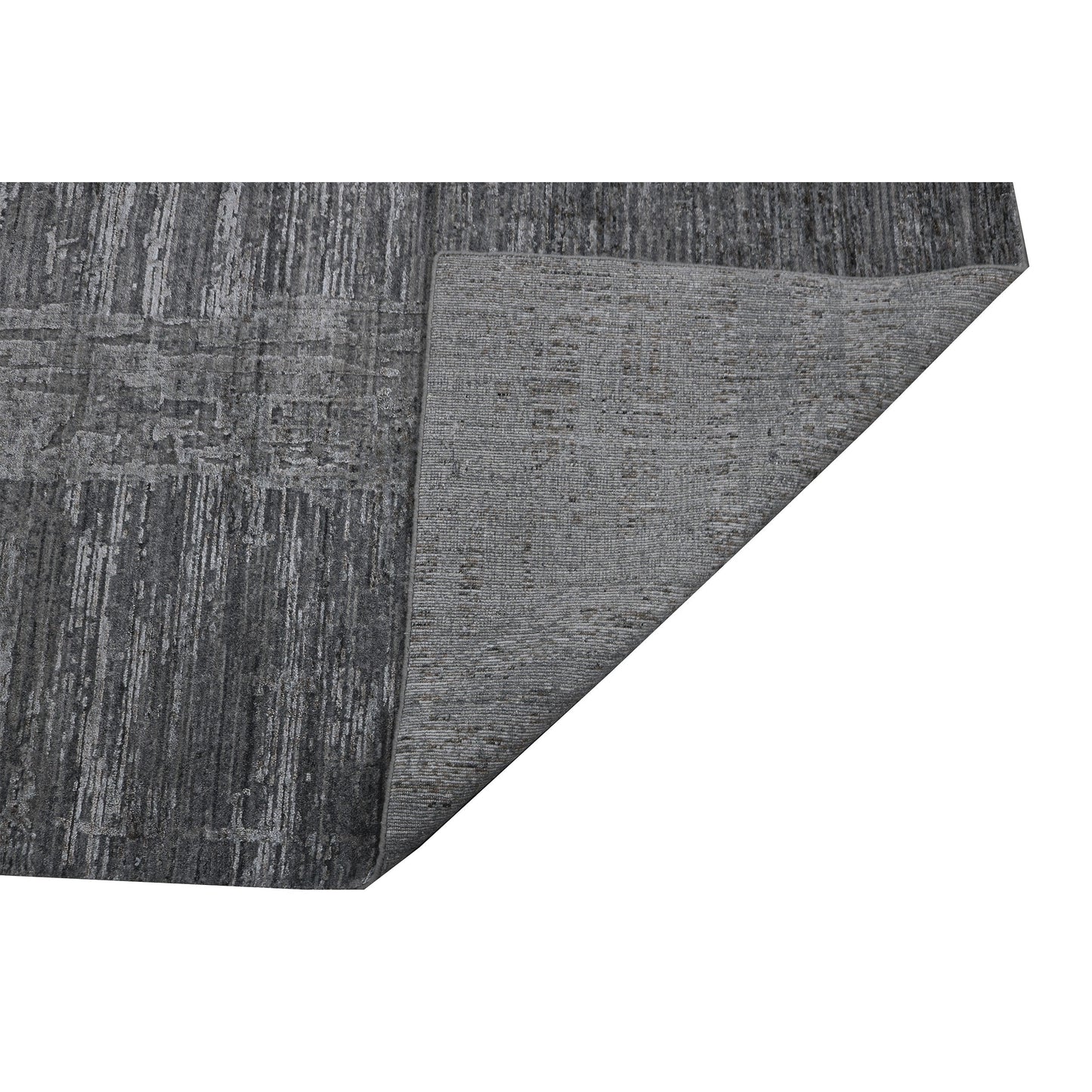 HANDLOOMED JACQUARD RK209 SILVER / GREY