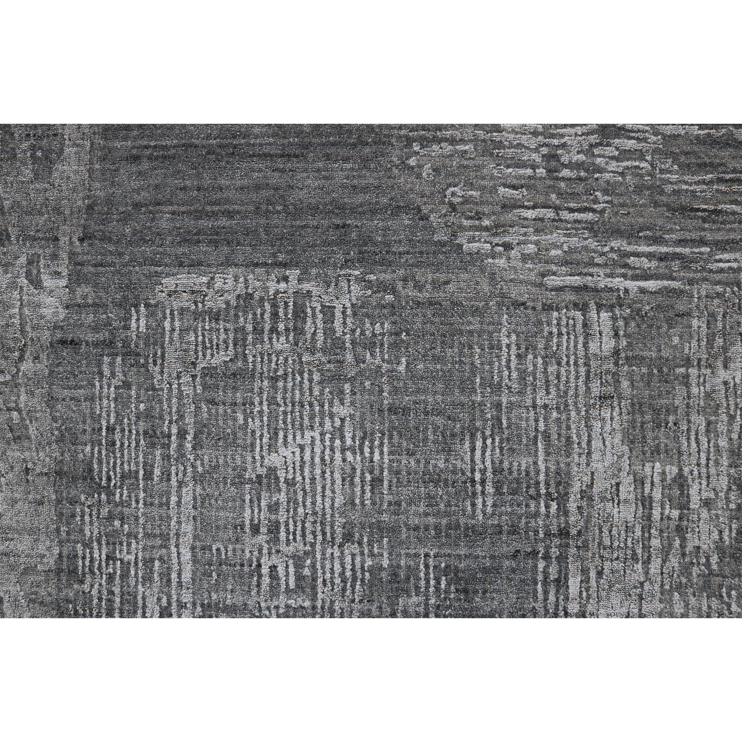 HANDLOOMED JACQUARD RK209 SILVER / GREY