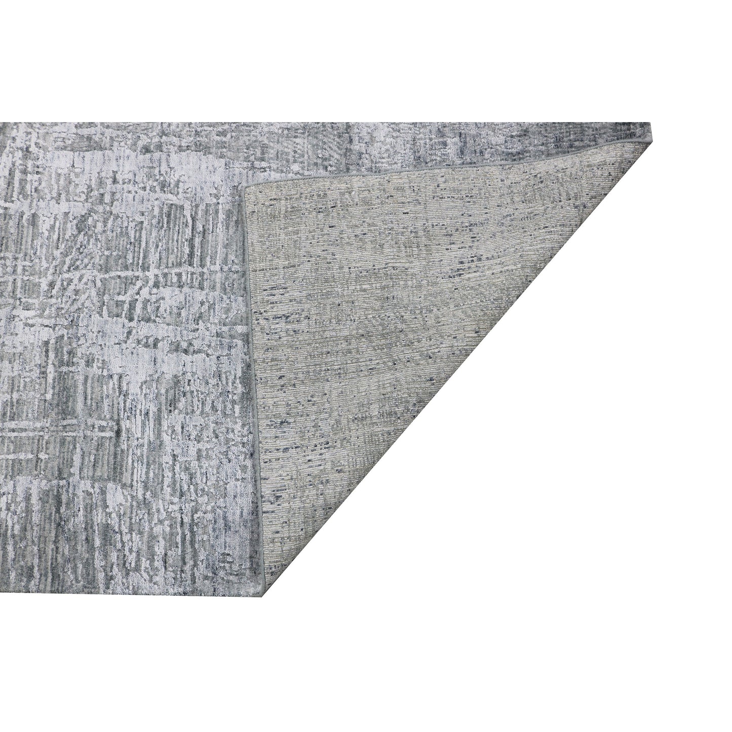 HANDLOOMED JACQUARD RA217 GREEN / GREY