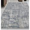 HANDLOOMED JACQUARD RK218 SILVER / BLUE