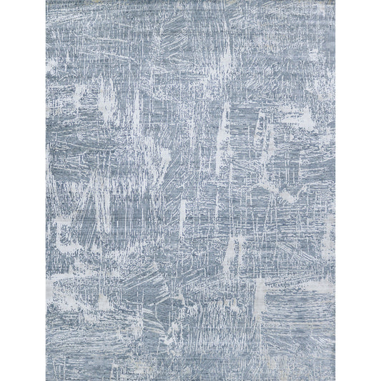 HANDLOOMED JACQUARD RK222 BLUE / GREY