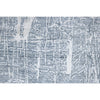 HANDLOOMED JACQUARD RK222 BLUE / GREY