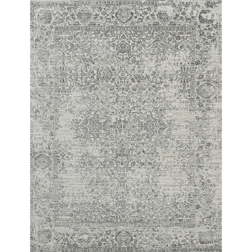 HANDLOOMED JACQUARD RK226 CHARCOAL