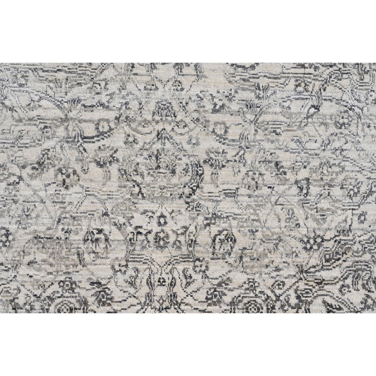 HANDLOOMED JACQUARD RK226 CHARCOAL
