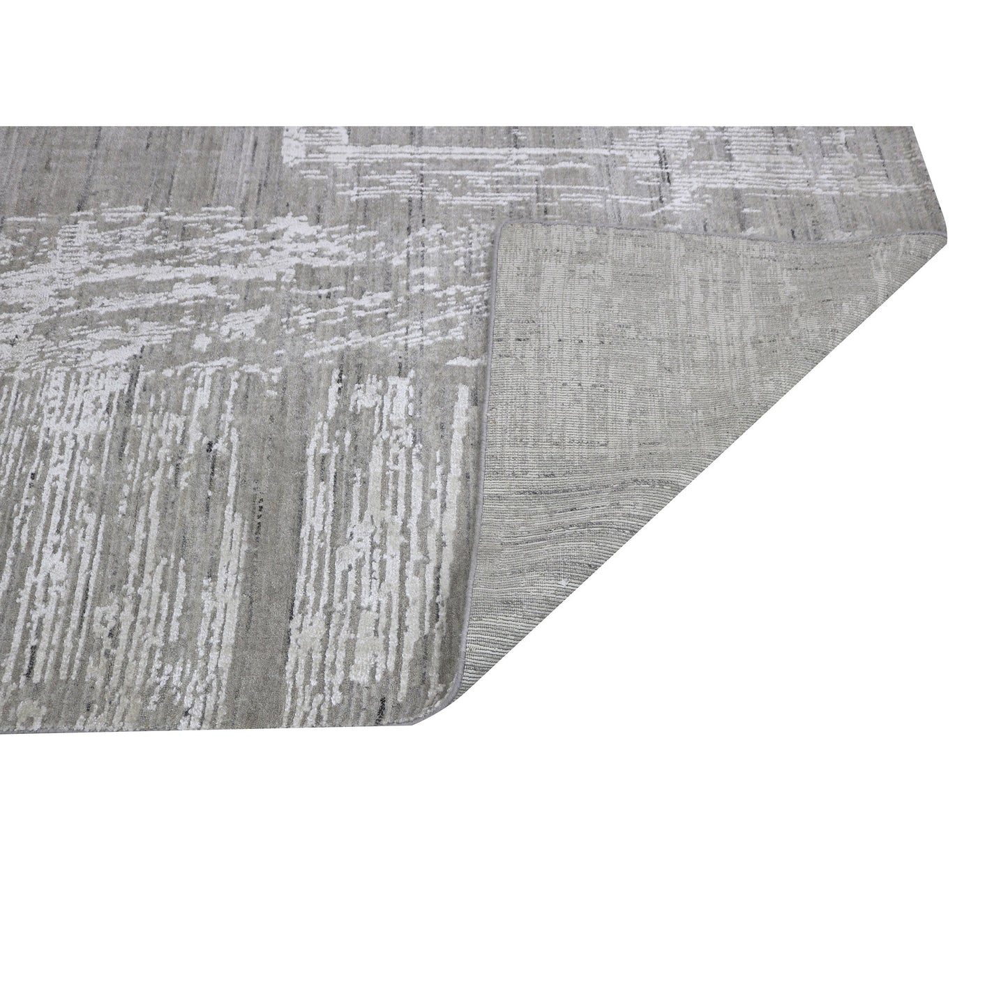 HANDLOOMED JACQUARD RK250 GREY / WHITE