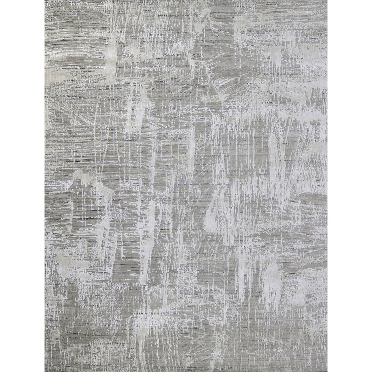 HANDLOOMED JACQUARD RK256 GREY / WHITE