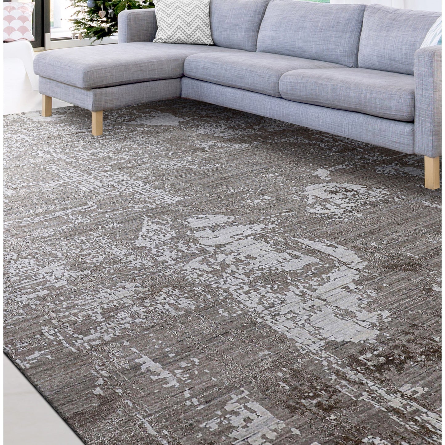 HANDLOOMED JACQUARD RK268 CAMEL