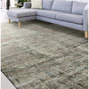 HANDLOOMED JACQUARD RK270 BROWN / GREEN