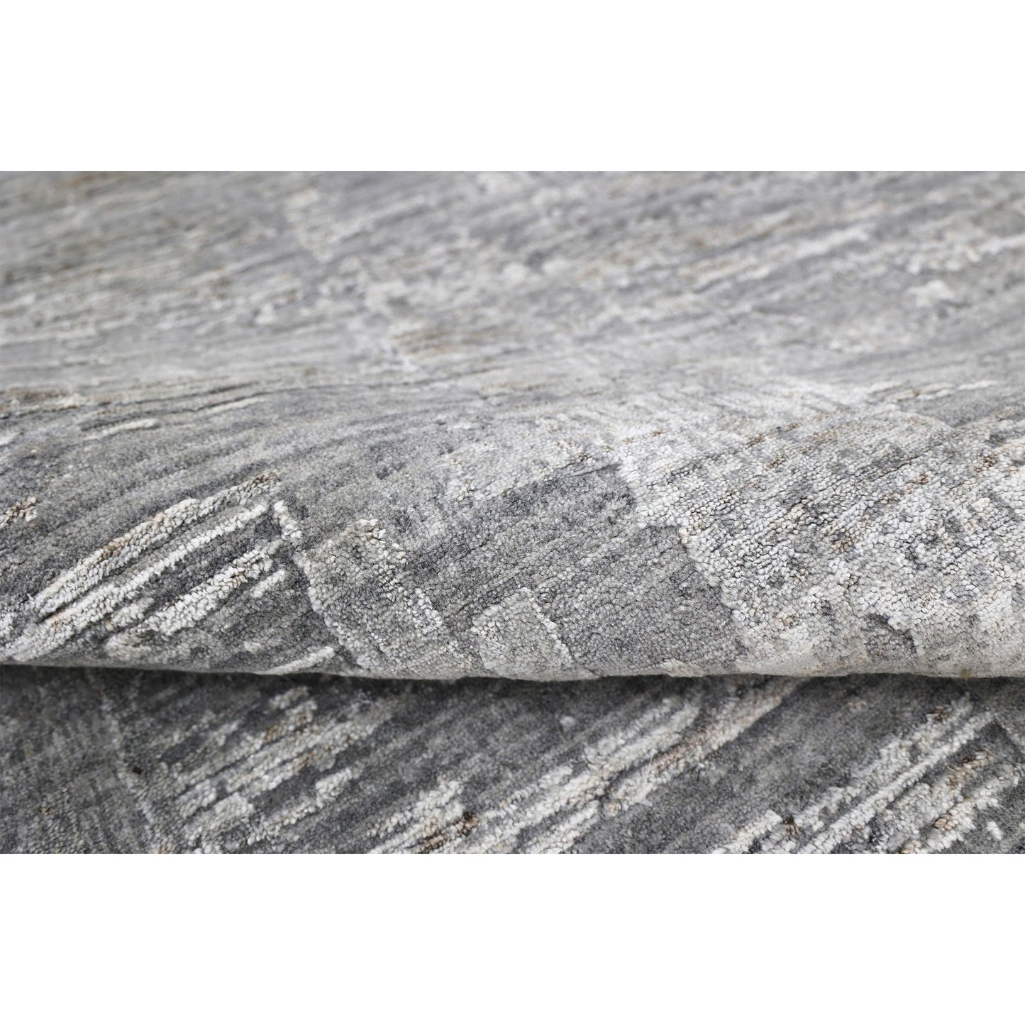 HANDLOOMED JACQUARD RK290 IVORY / CHARCOAL