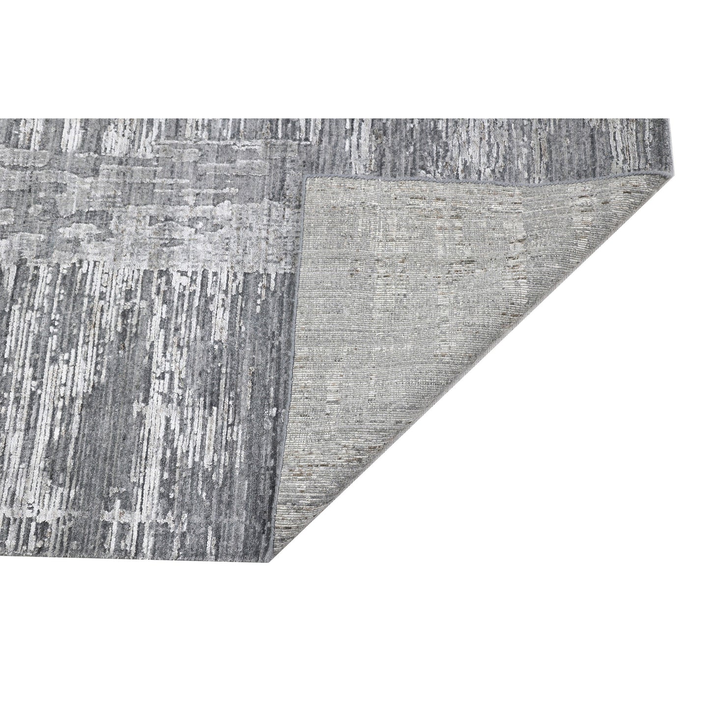 HANDLOOMED JACQUARD RK290 IVORY / CHARCOAL
