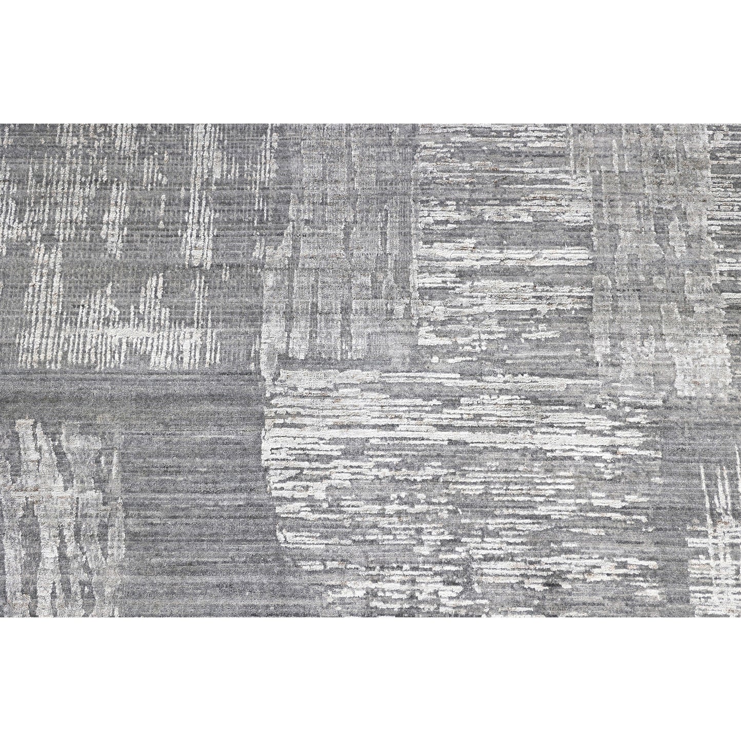 HANDLOOMED JACQUARD RK290 IVORY / CHARCOAL