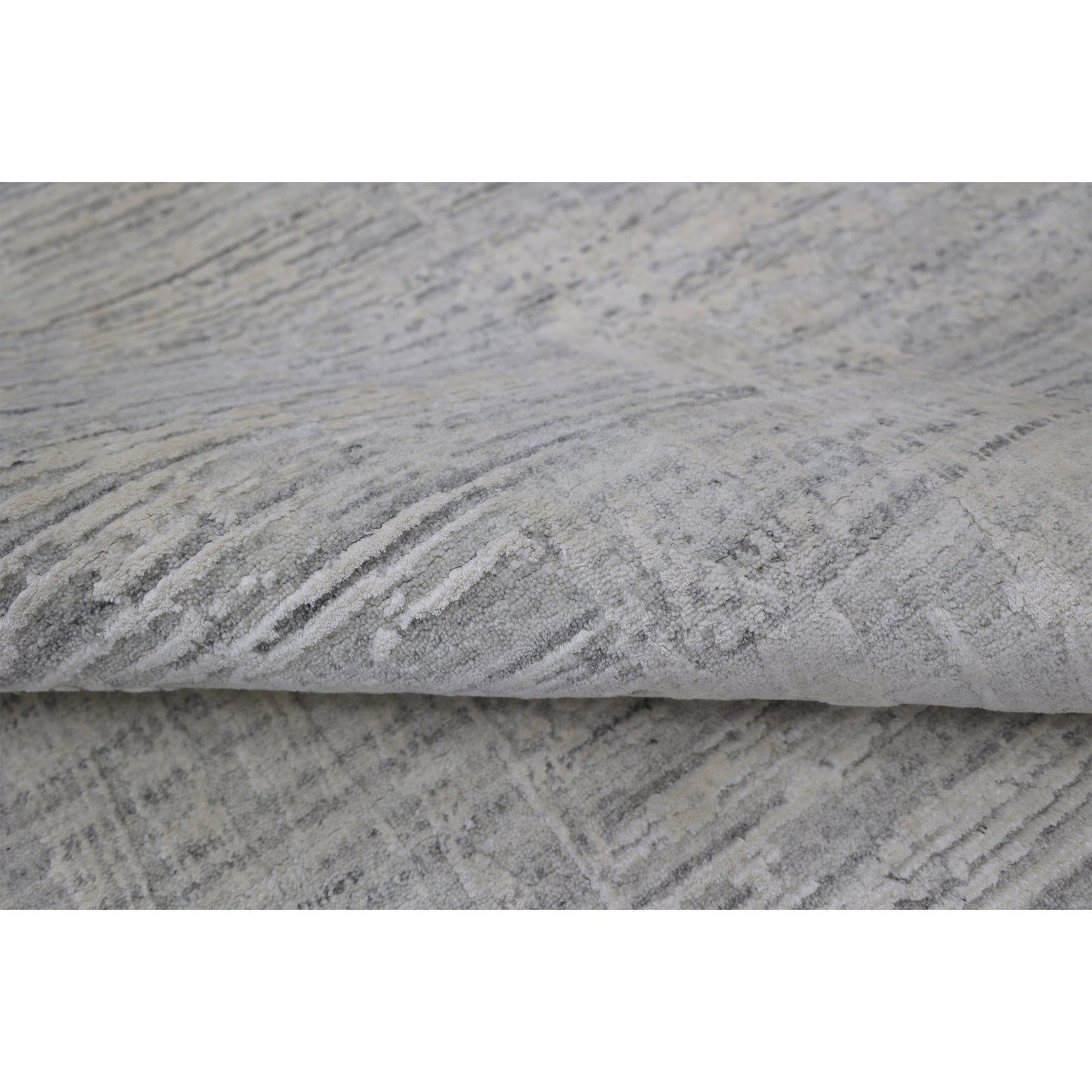 HANDLOOMED JACQUARD RK297 GREY / IVORY