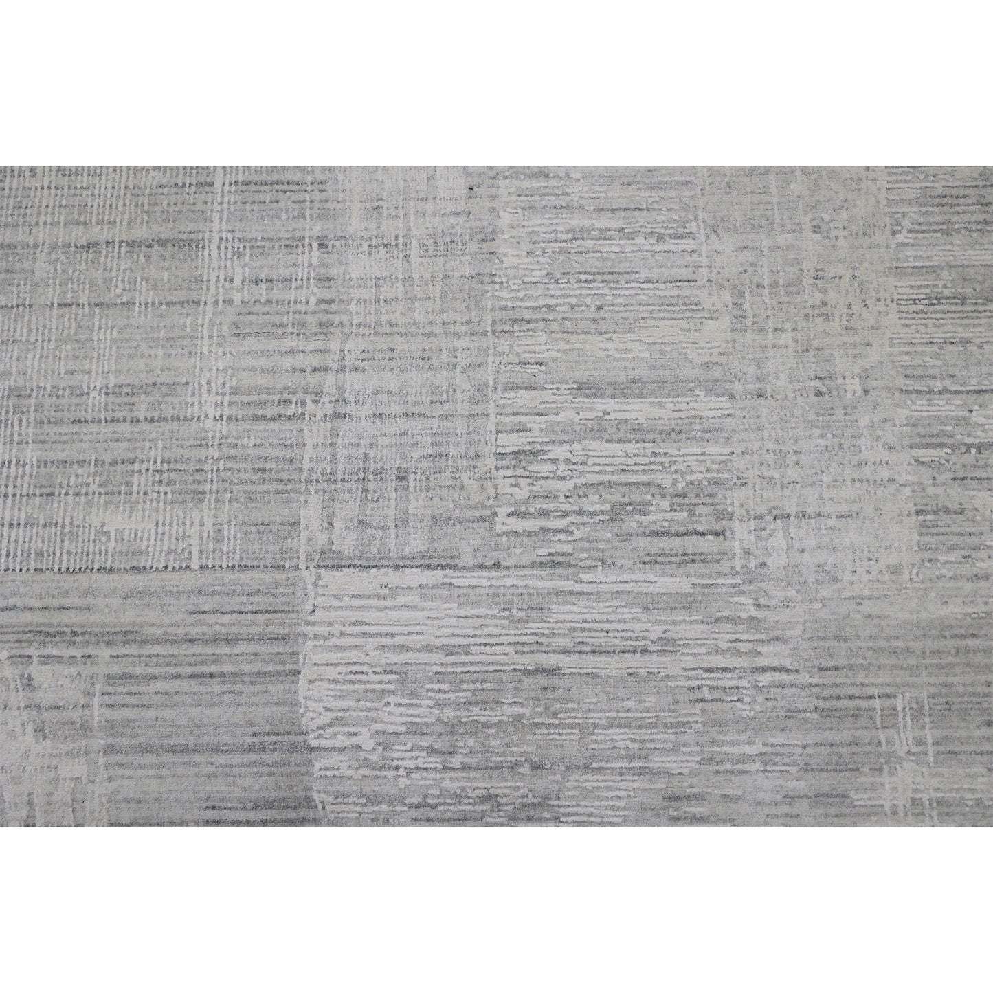 HANDLOOMED JACQUARD RK297 GREY / IVORY