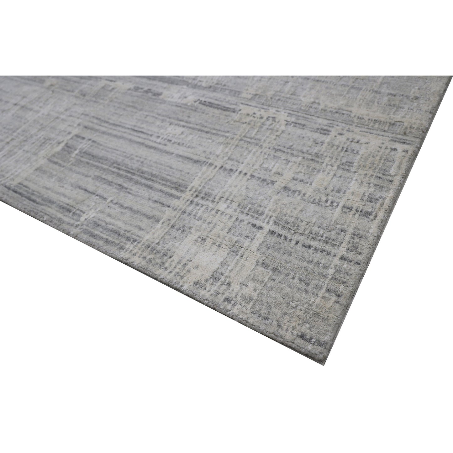 HANDLOOMED JACQUARD RK297 GREY / IVORY