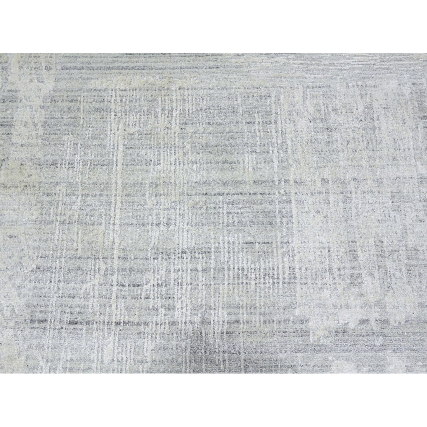 HANDLOOMED JACQUARD RK297 IVORY / IVORY
