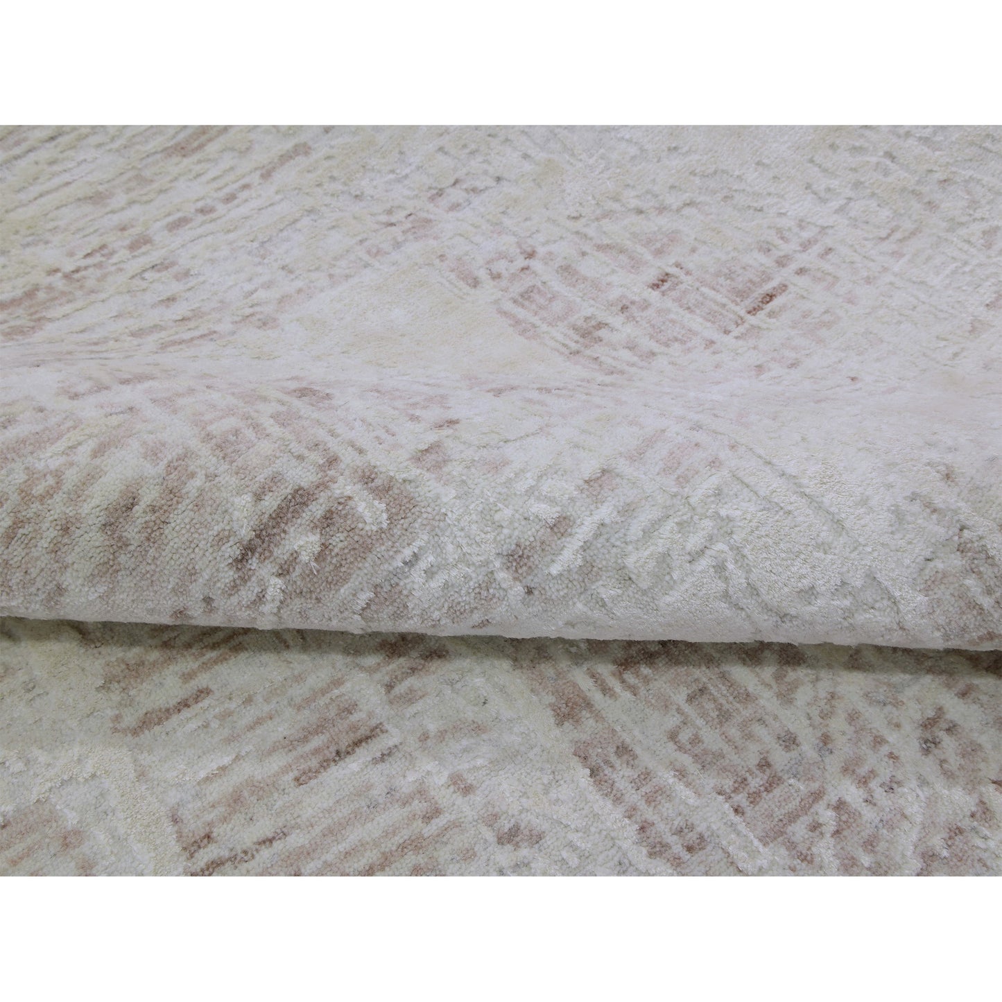 HANDLOOMED JACQUARD RK328 IVORY / BEIGE