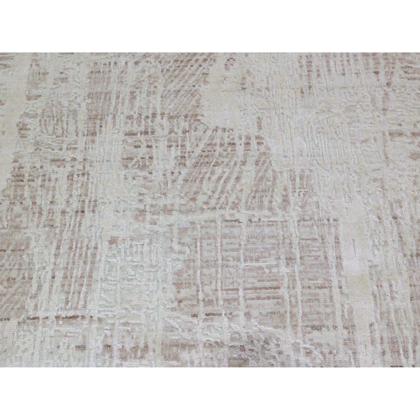 HANDLOOMED JACQUARD RK328 IVORY / BEIGE