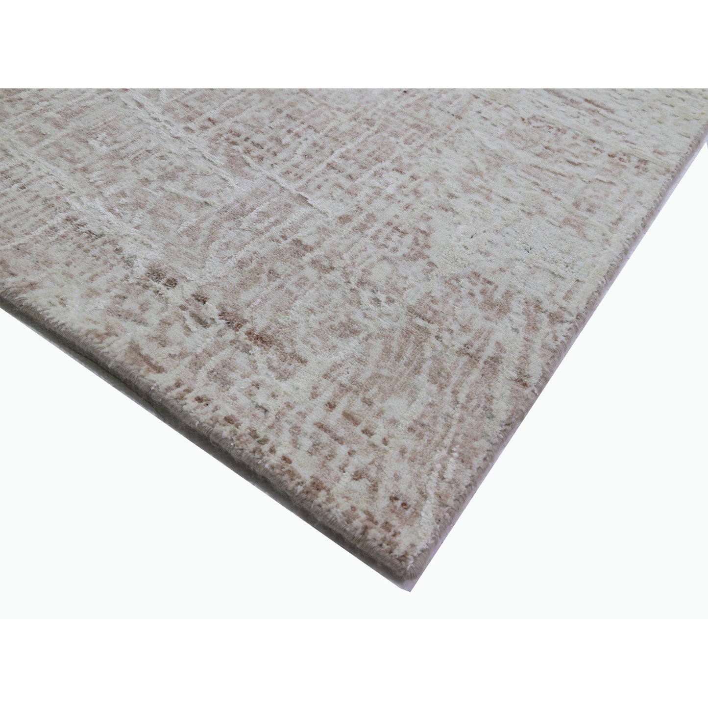 HANDLOOMED JACQUARD RK328 IVORY / BEIGE