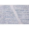 HANDLOOMED JACQUARD RK339 IVORY / TEAL BLUE