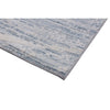 HANDLOOMED JACQUARD RK339 IVORY / TEAL BLUE