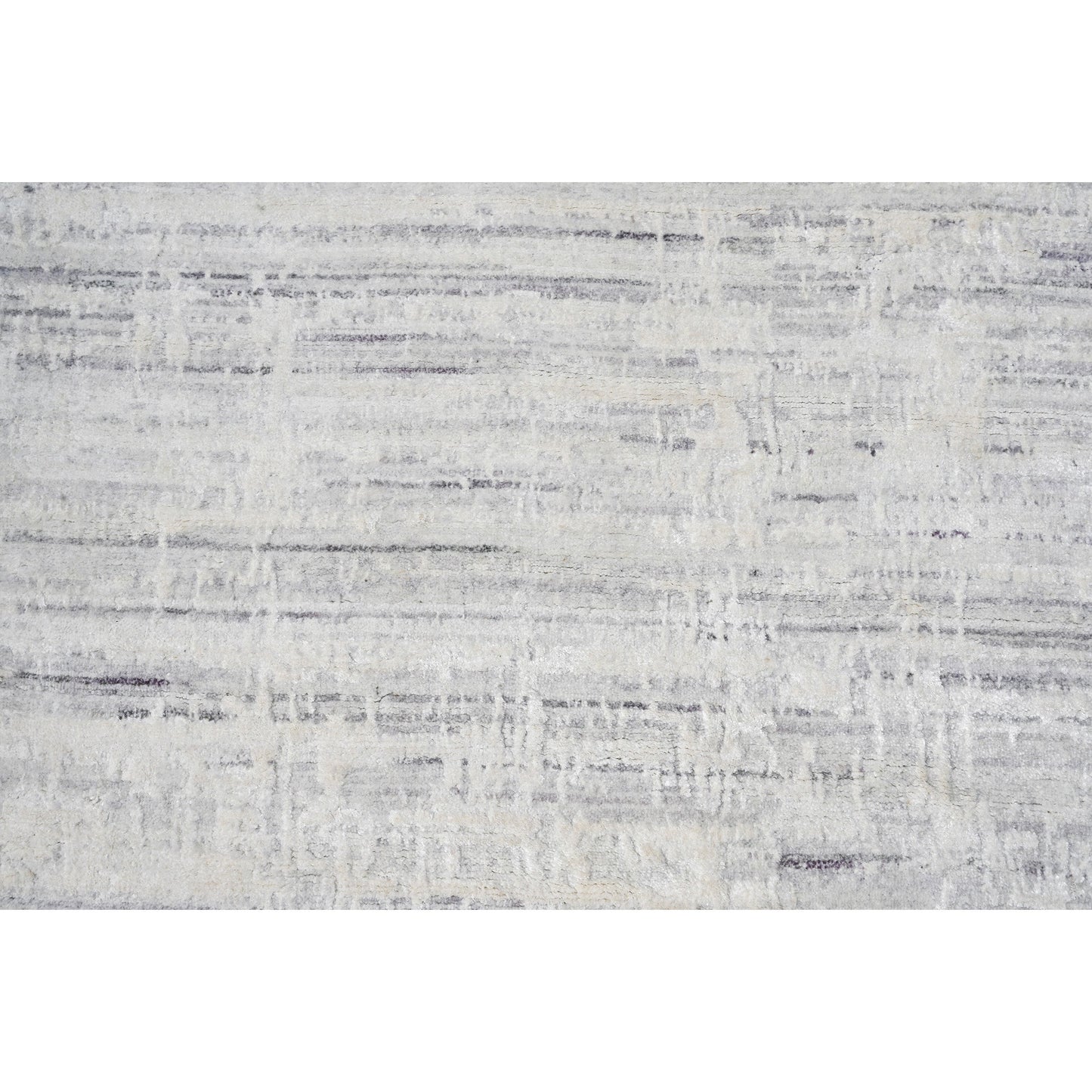HANDLOOMED JACQUARD RK352 IVORY / PURPLE