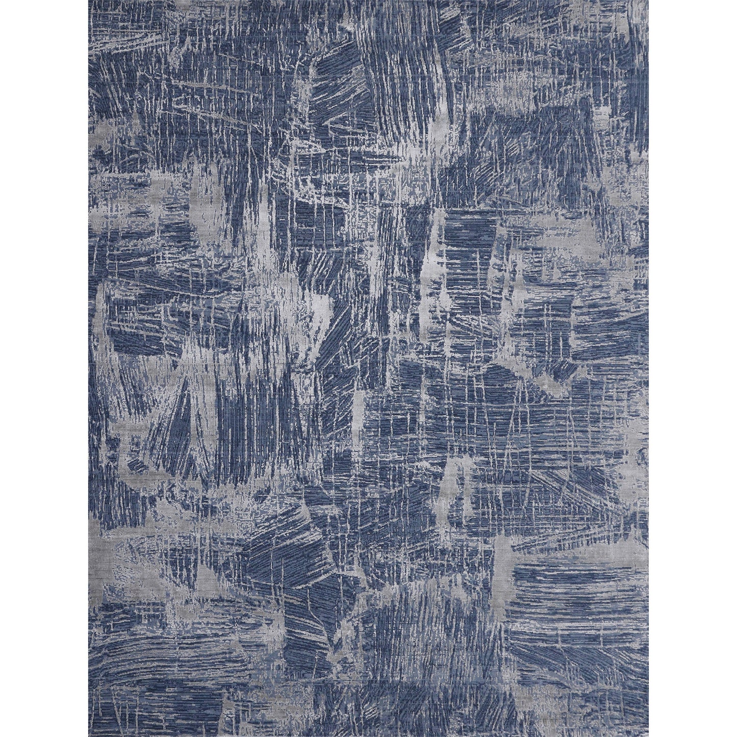 HANDLOOMED JACQUARD RK357 NAVY / BLUE