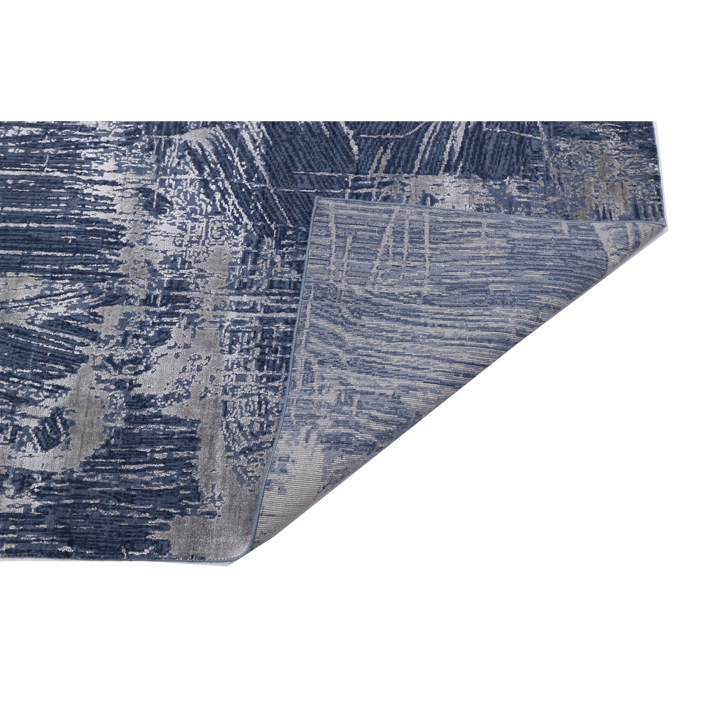 HANDLOOMED JACQUARD RK357 NAVY / BLUE
