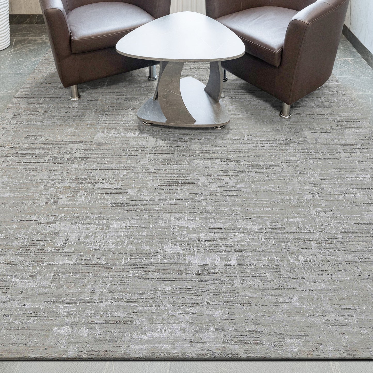 HANDLOOMED JACQUARD RK379 IVORY / CAMEL